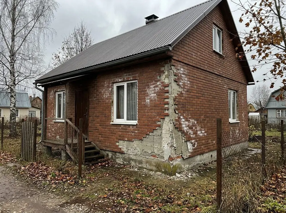 Дом до отделки