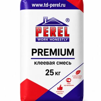 Клей Perel Premium 0314 серый беспылевой, 25 кг
