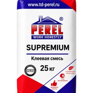 Клей Perel Supremium 0315 эластичный (для ригеля), 25 кг