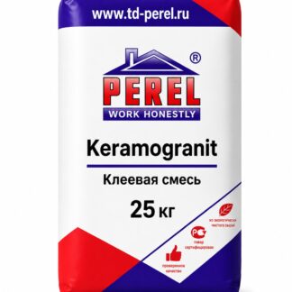 Клей Perel Keramogranit 0322 Экстра серый, 25 кг
